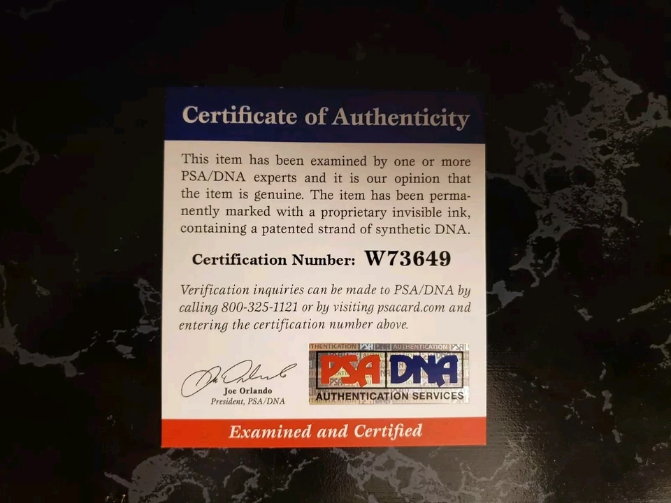 Reggie Jackson " Mr October" Signed Autograph /psa Certified On Plaque - Image 4 of 4