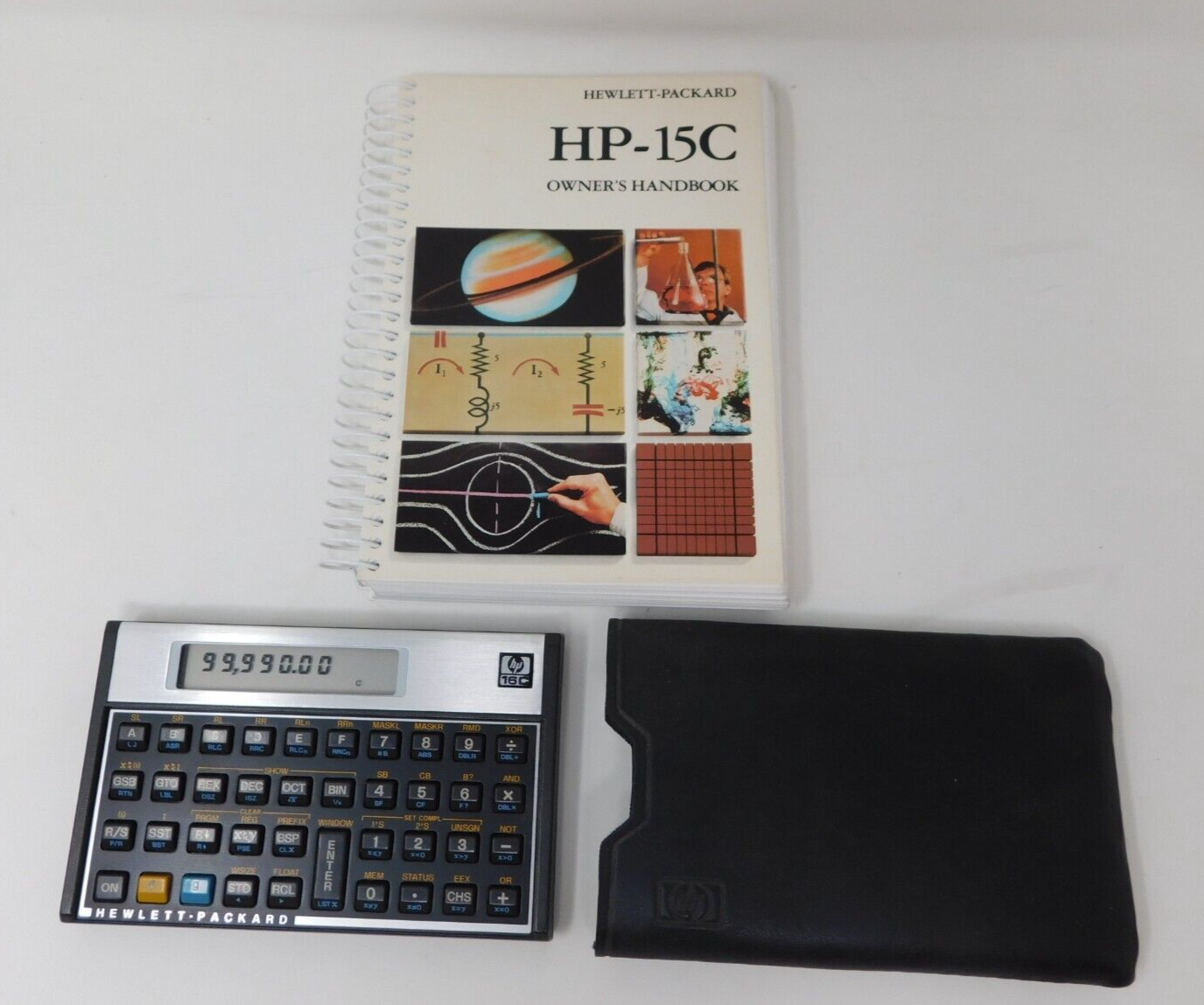 Hewlett Packard HP 15C Scientific Calculator with Manual, Tested