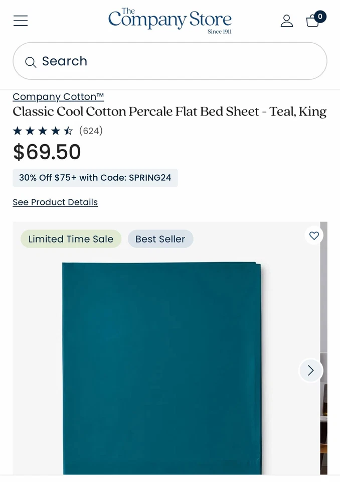 Cal King раздельный матрас перкаль простыня комплект темно-бирюзовый - Изображение 2 из 4