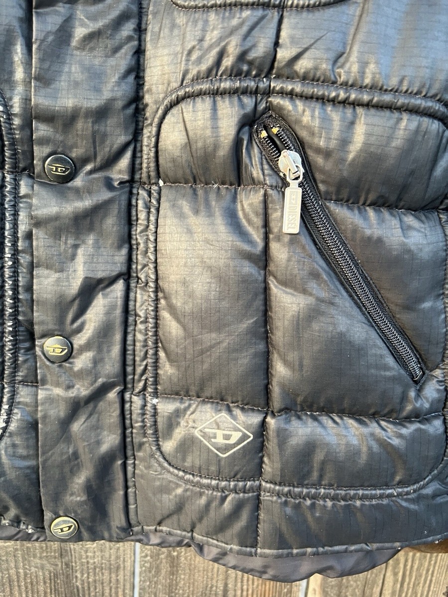Vintage 90s Diesel Puffer Down Zip Up Sub Zero Jacket | eBay