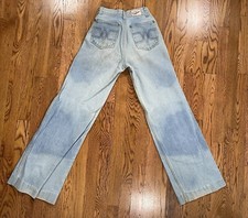 Vintage 70s Land Lubber Bell Bottom Jeans Denim Blue Women s Size Small