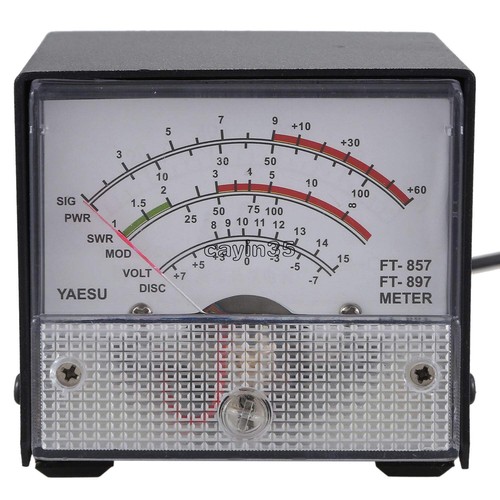 1PC for FT-857/FT-897 Metal Cover External S Meter/SWR/Power Meter display - Picture 1 of 5