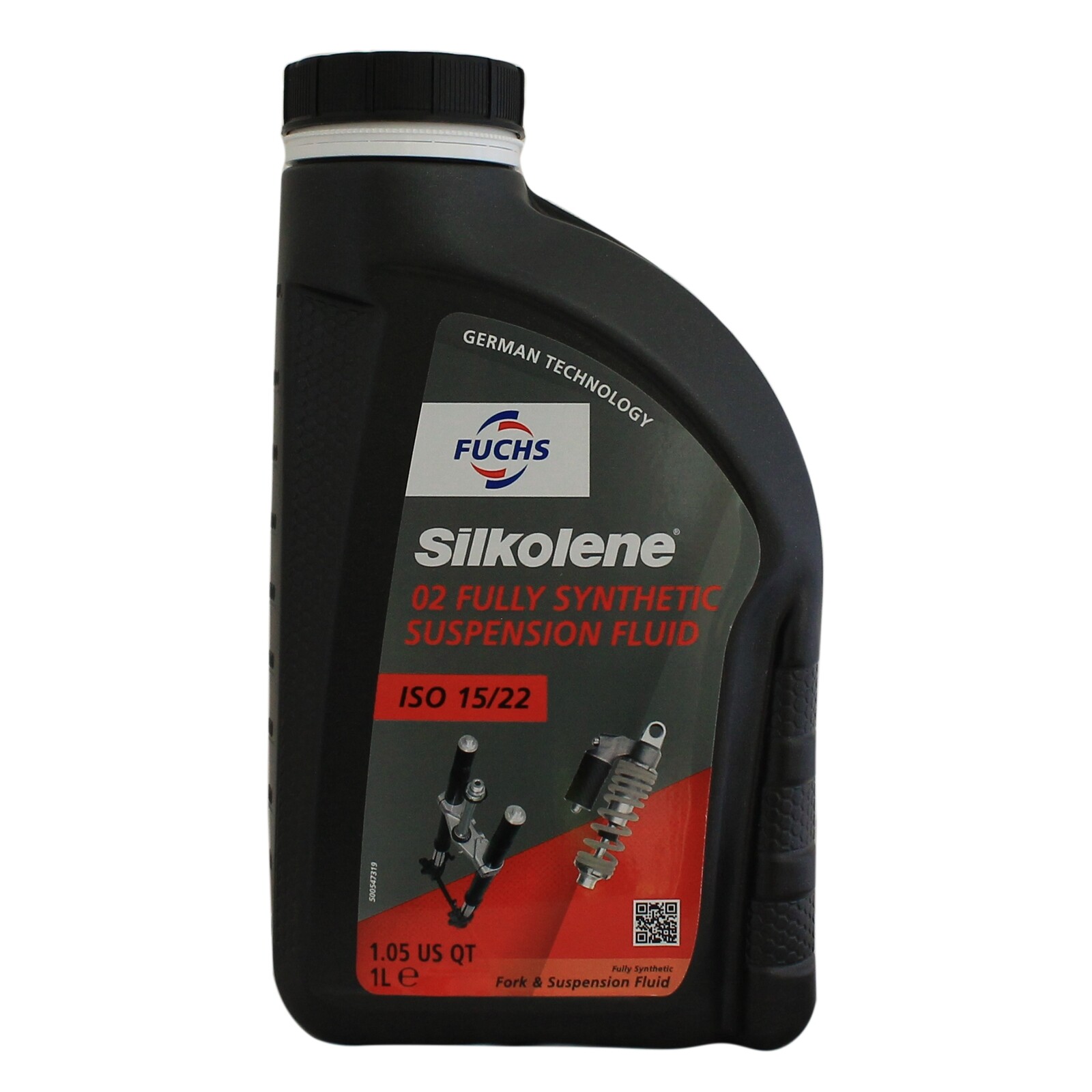 Silkolene 02 Synthetic Fork Oil Fully Synthetic Suspension Fluid Fuchs - 1L