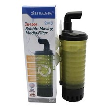 Ziss ZB-300F Moving Bed Filter with Medium Fish Tank Air Driven Filteration