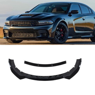 For Dodge Charger SRT Hellcat Scat Widebody 20-23 Front Bumper Lip Splitter Kit