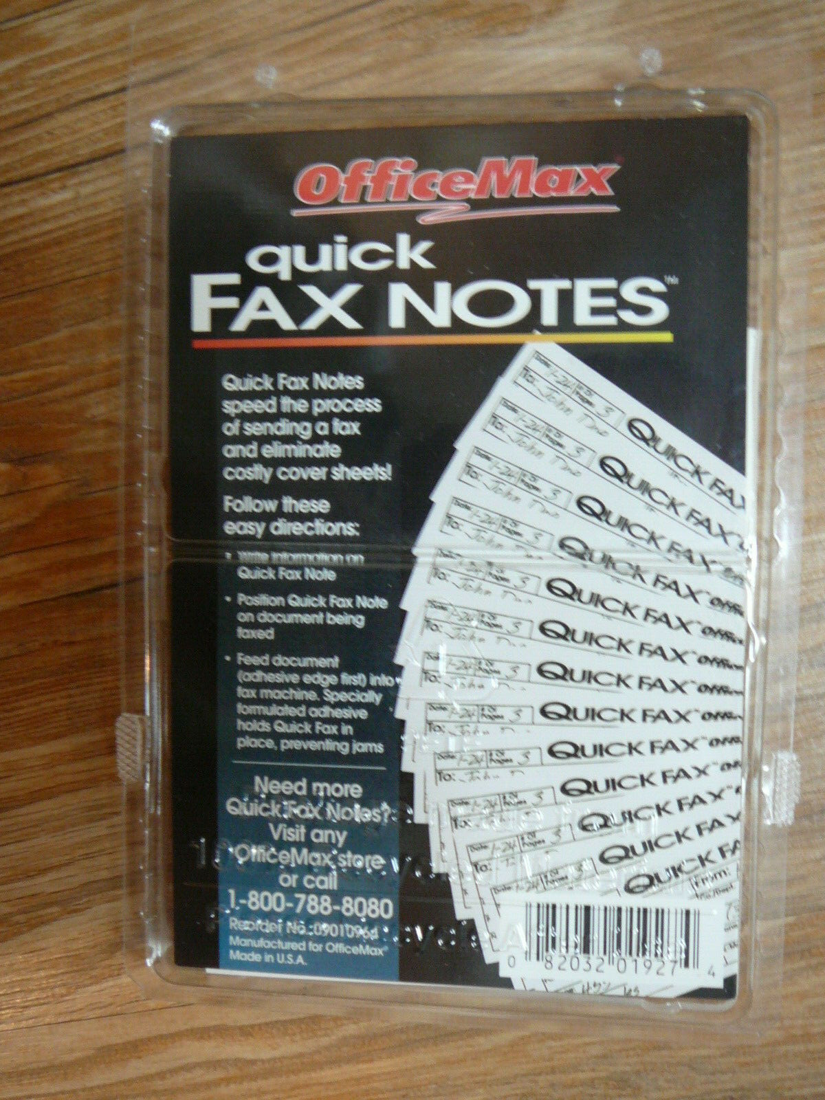 Office Max Quick Fax Notes Pads | eBay