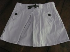 Gymboree vintage Girls Purple Chino Eiffel Tower Embroidered Skirt Sz 5 Skort