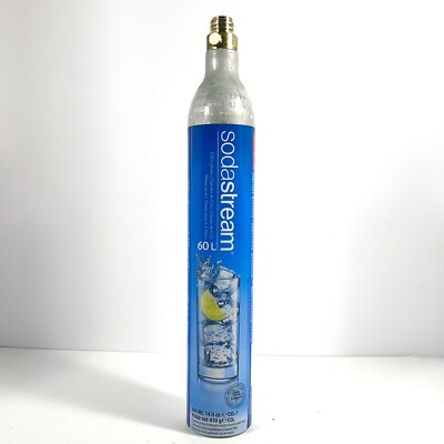 SodaStream 60L CO2  Bottle  99% Full exp. Aug/27. *See Photos For Verifications