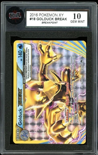 2016 Pokemon Break point #18 Golduck Break KSA 10 Gem Mint