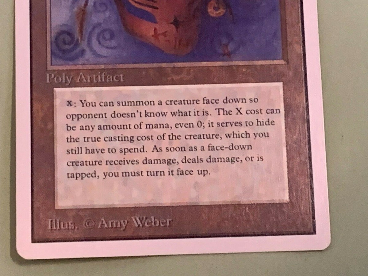Illusionary Mask MTG Unlimited Edition (Condition: Mint) | eBay