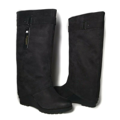 sorel women's after hours tall wedge boots