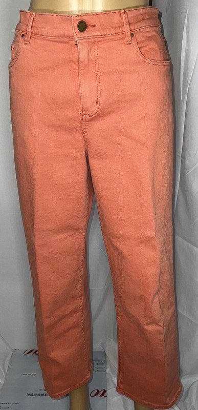 ANN TAYLOR Factory Coral Jeans Size 8 Inseam:25in
