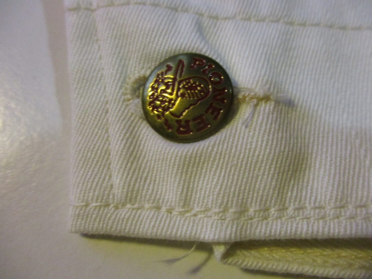 MONTGOMERY WARD SANFORIZED 1950s PIONEER INDUSTRI-ALLS WHITE