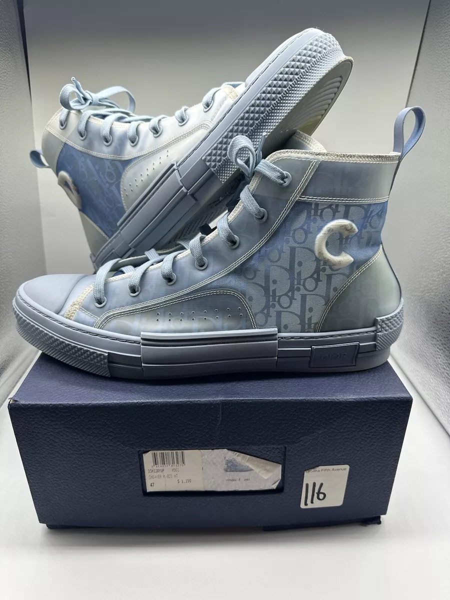 DIOR B23 HIGH x DANIEL ARSHAM LIGHT BLUE SIZE 47 14