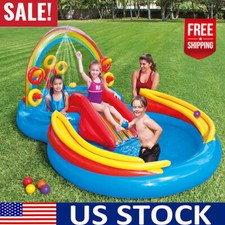 Intex Rainbow Ring Inflatable Play Center w/ ...