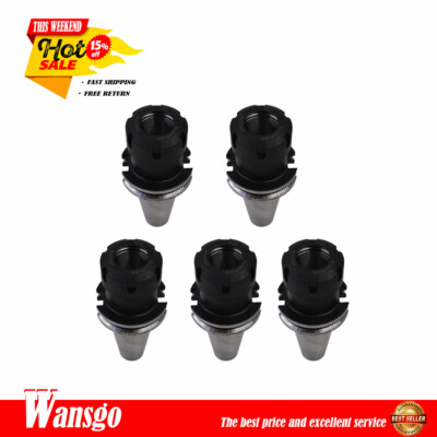 5Pcs CAT40-ER32 Collet Chucks Balanced to G2.5/25000RPM B25-CAT40-ER32