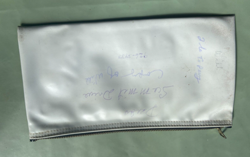 Mountain Empire Bank Kunststoff mit Reißverschluss funktionstüchtig Geld FDIC Tasche Johnson City Tennes - Bild 3 von 4