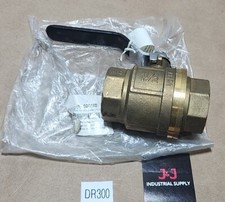 *BRAND NEW* Grainger 6GD18B Brass Ball Valve 1-1/2" FxF 1/2Psi 600 WOG +Warranty