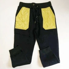 Ron Bass 100% AUTHENTIC mens drawstring long sweat pants size large navy blue