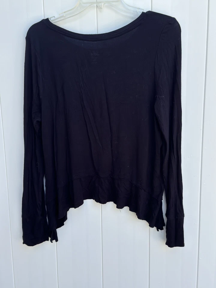 Girls’ Cute Justice Black Tee Shirt With Silver Glitter X -Large (16-18) - Image 2 of 3