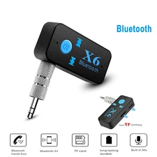 Bluetooth 5.0 Transmitter Receiver 2 IN 1 Wireless Audio 3.5mm Jack Aux Adapter