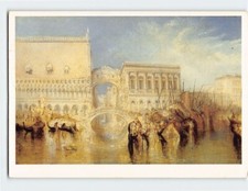 Postcard The Bridge of Sighs Venice Italy Painting by JMW Turner
