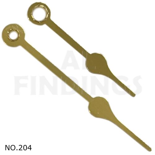 New Press Fit 2x Quartz Metal Clock Hands For Movements Hand Holes 3.1mm & 5.0mm - Picture 84 of 85