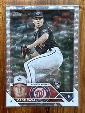 CADE CAVALLI Silver Foil Board 2023 Topps Series 1 Collectors Super Box RC #320