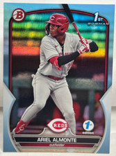 Ariel Almonte 2023 Bowman 1st First Edition Prospect SKY BLUE Foil #BPPF-78 REDS