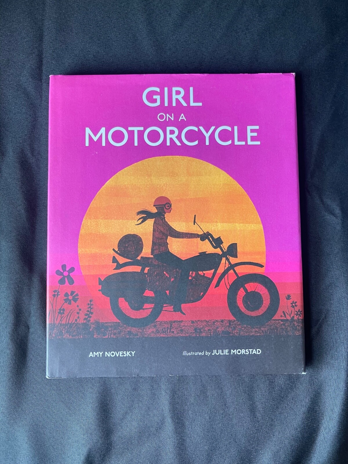 Girl on a Motorcycle Hardcover Amy Novesky