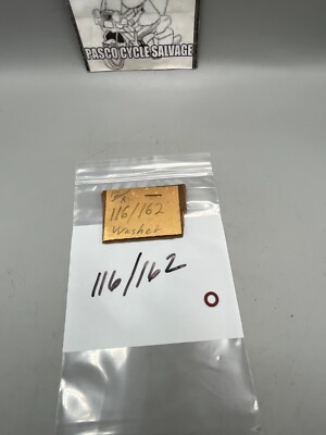 NOS- Amal Monobloc Carburetor  Pilot Jet Sealing Washer 116/162