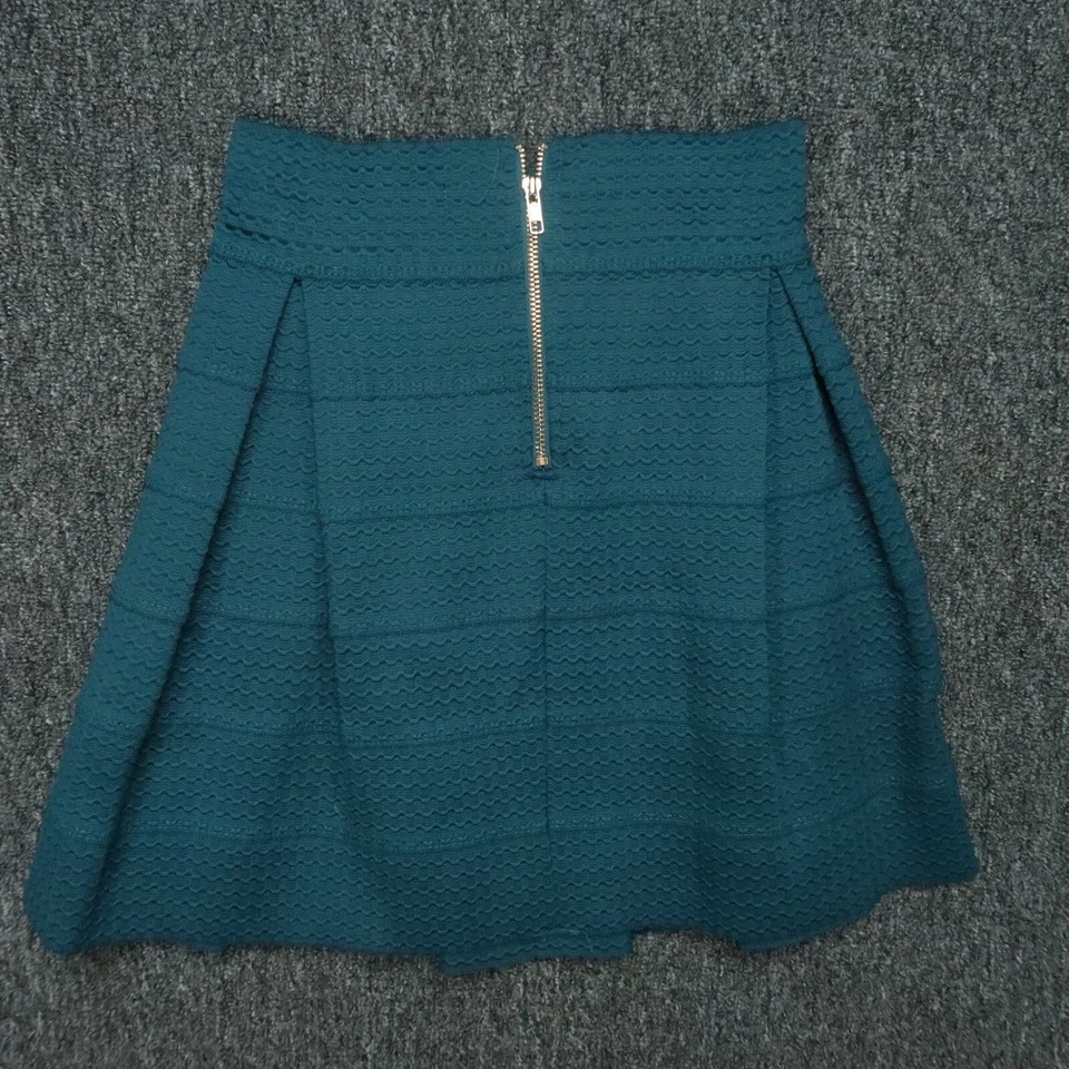 Falda Honey Punch Mujer Pequeña Azul Azul Plisada Cinta Nueva con Etiquetas Foto 4 de 4