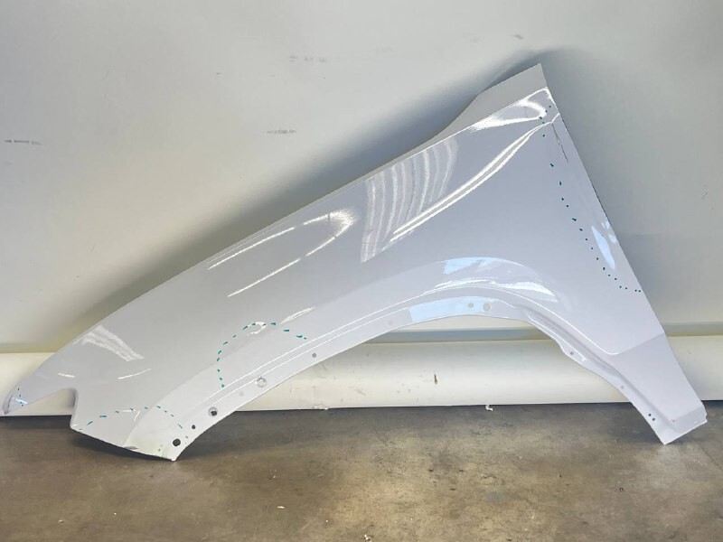 Rivian R1T R1S Left Fender Front Driver Side White w/ Damage | eBay