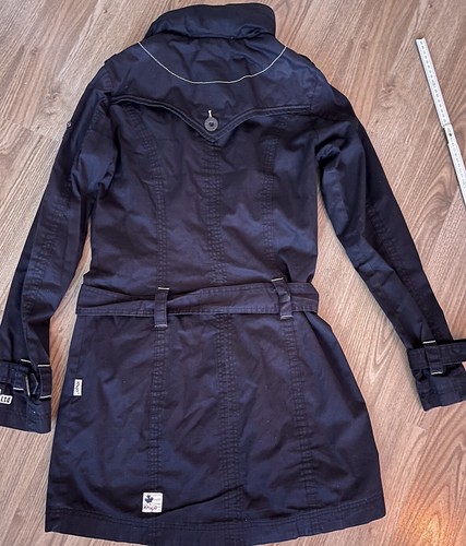 Kuhjo Blauer Mantel Parka Trenchcoat Boston Gr. M - Bild 13 von 13