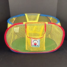 Discovery Toys by Playhut EZ Tote Multicolor Fabric Mesh Storage Bag for Toys