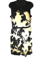 New Weston Anthropologie Women's Dress Size Medium Sleeveless Round neck Floral