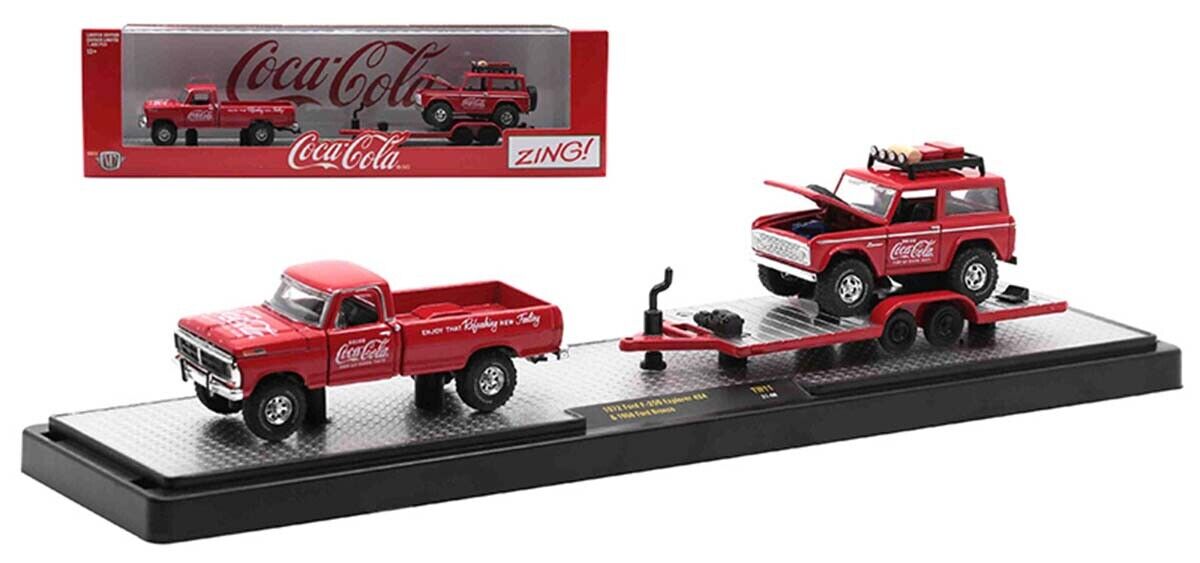 1:64 M2 COCA COLA AUTO TOW HAULERS TW01 - Miniaturas colecionáveis para a  sua loja