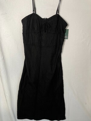 knee length dresses for ladies Petal & Pup Women's Melrose Midi Dress - Black