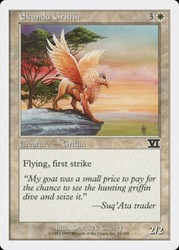 Ekundu Griffin 18/351 Classic Sixth Edition Magic: The Gathering