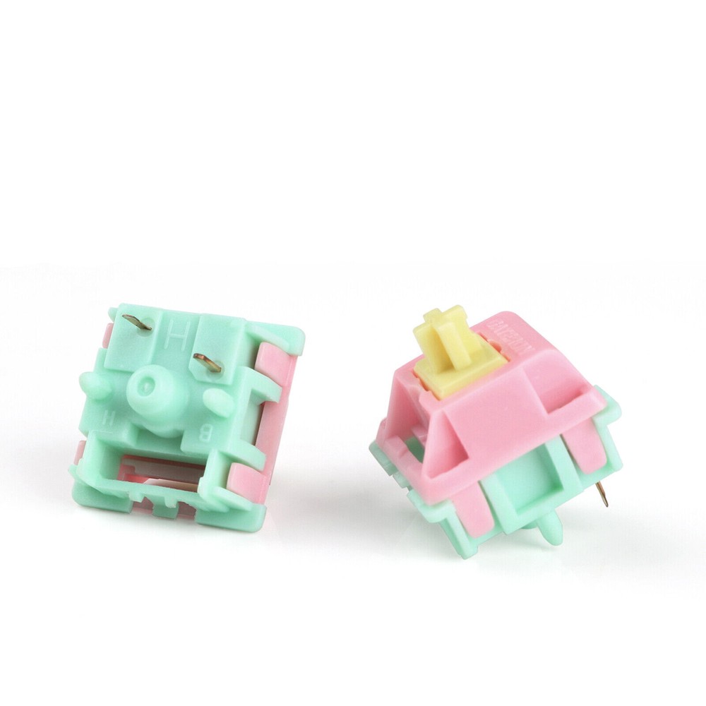 Mechanical Keyboard MX Linear Pastel Cream Custom Switches for Smooth Typing