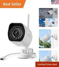Smart Home 1080p  Camera: Night Vision, Motion Detection & Alexa Integration