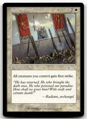 Knighthood #12 (NM) Urza's Legacy ULG Magic MTG