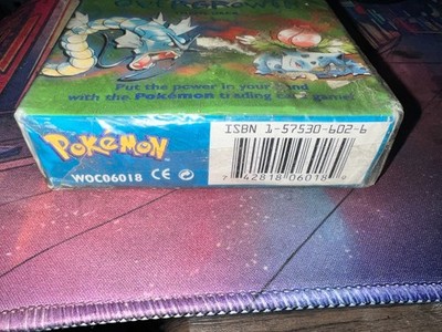 ポケモンカード　US版テーマデッキ「OVERGROWTH」 1999 Pokemon Overgrowth Theme Deck New Sealed In Box Open Corner