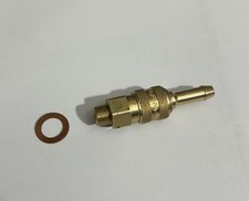 ME Loco a Tender/Carrello Attacco Acqua Sgancio Rapido 1/8 BSP x Tubo 6mm.