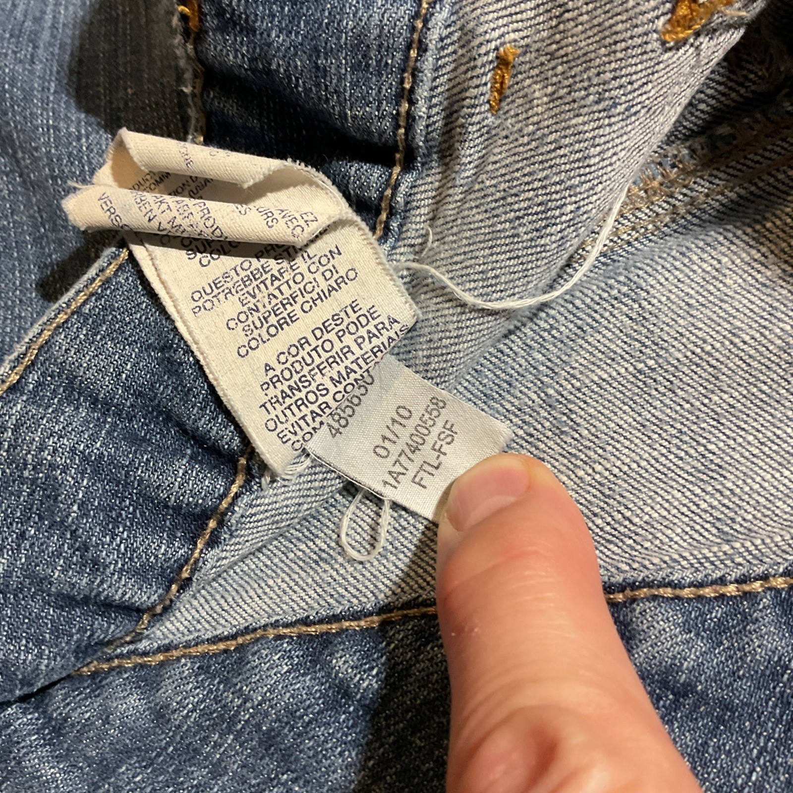 Vintage Tommy Hilfiger Denim Shorts Size 14 Light Wash Mid Rise Grunge Y2K 90s thumbnail 9