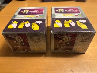 Panini Euro EM 2012 Ukraine/Polen 2x Display/Box ungeöffnet/sealed