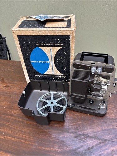Vintage Bell Howell 346A Autoload Super 8mm Movie Projector w/Box And Instructio - Afbeelding 1 van 5