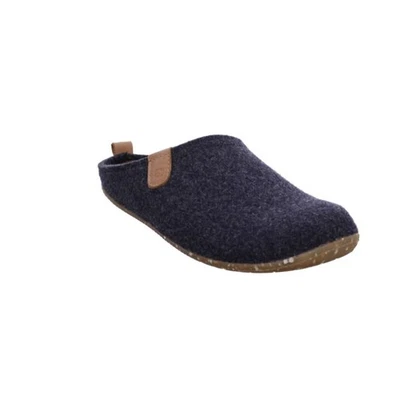 Rohde Pantolette Tivoli Blau Filz Wolle Slipper Einlage Hausschuh 6920 56