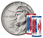 New Listing2026 Enduring Liberty Semiquincentennial Half Dollar Two-Roll Set P & D Presale