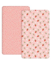 Crib Sheets for Boys and Girls, 2 Pack Fitted Baby Sheets for Standard Toddle...